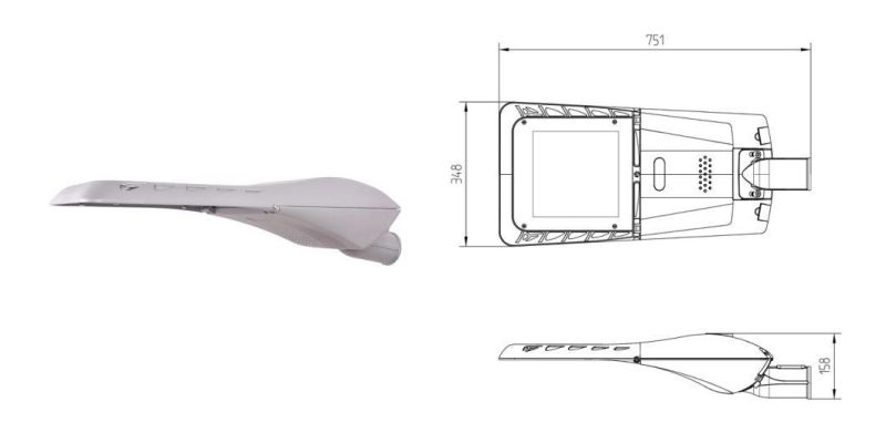 Ik08 Jyl05L 150W Outdoor Light Self-Cleaning LED Street Lighting