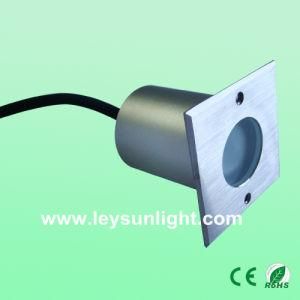 1W/3W Square Buried LED Recessed Floor Light for Step