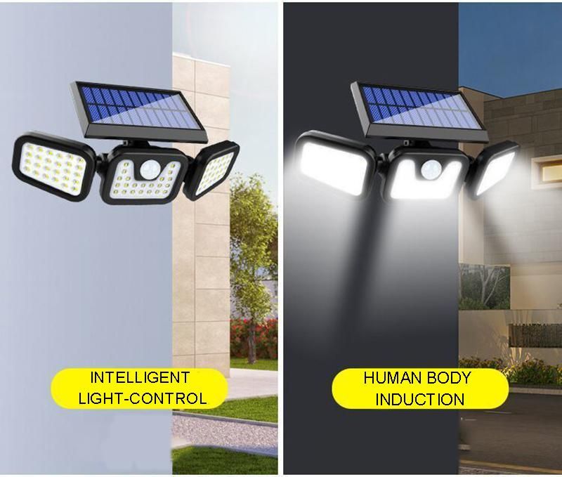 Reflectores 200W Motion Work Rechargeable Solar Reflector Panel Flood Light