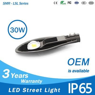 Cobra Head COB 30W LED Street Light Road Lighting