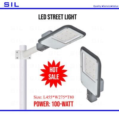 Hot Sell High Brightness &amp; High Lumens SMD Cast Aluminum 100watt LED Street Light