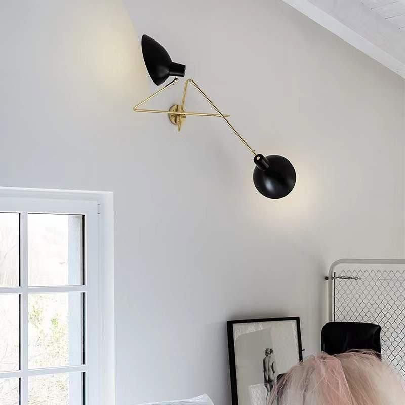2022 Hot Selling Hardware Steerable Lamp Holder Wall Lights Room Lighting Furniture Decorative Wall Lamp