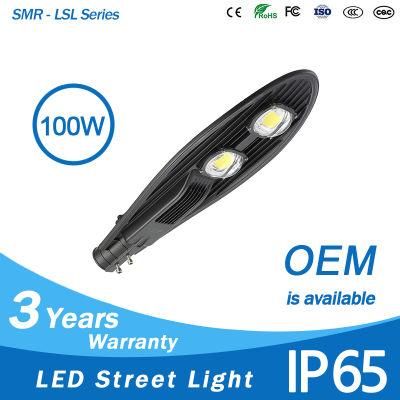 High Quality IP65 Outdoor 100W COB LED Street Light