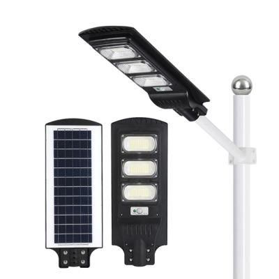 IP65 60W 80W 120W 150W Waterproof LED Outdoor OEM ODM All in One Integrated Solar Power Garden Road Street Light with Lithium Battery