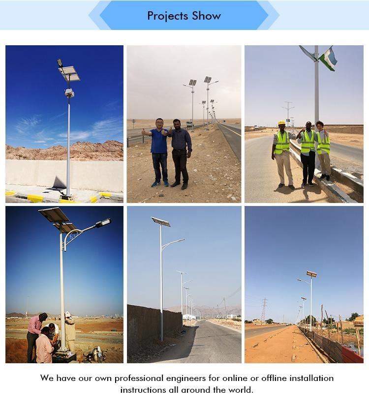 Un Project Solar Street Lighting Outdoor Project