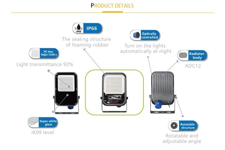 Waterproof IP66 Outdoor Sport Light