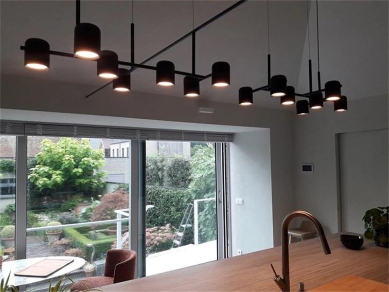 Kup Modern Design Black Gold Five Lamp Light Source Nordic Chandelier for Living Room
