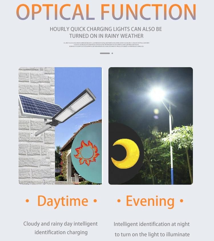 High Lumen Outdoorpole Panel Motion Powered LED Solar Street Light