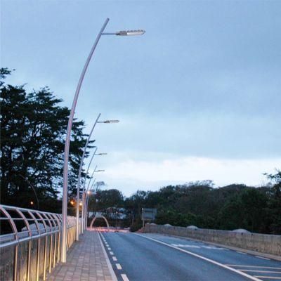 ISO9001 Galvanized 9m 10m Street Light Pole Q235 High Mast Lamp Post CAD Drawing